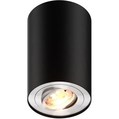 Zuma Line Rondoo lampa podsufitowa 1x50W czarna 89201-N