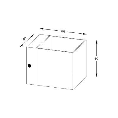 Zuma Line Transfer kinkiet 1x40 W biały 90841-N