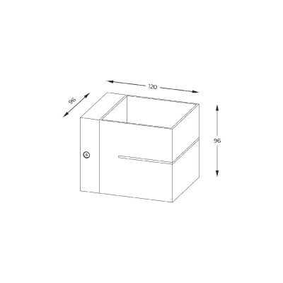 Zuma Line Transfer kinkiet 1x40 W biały 91066-N