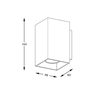 Zuma Line kinkiet 2x50 W biały 92697-N