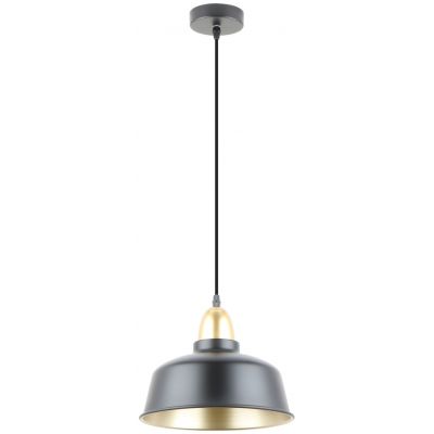 Zuma Line Mensa lampa wisząca 1x40 W czarna A8063-WH