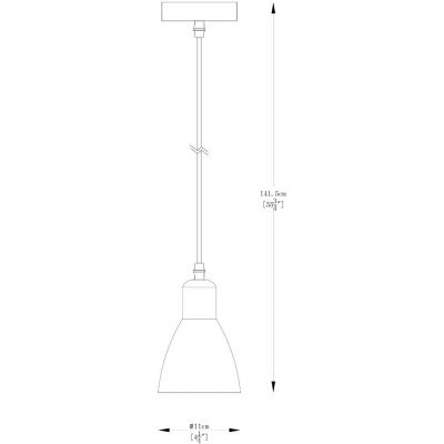 Zuma Line Mora lampa wisząca 1x40W czarny A8102-1