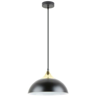 Zuma Line Sarda lampa wisząca 1x40W czarny mat/złoty A8134