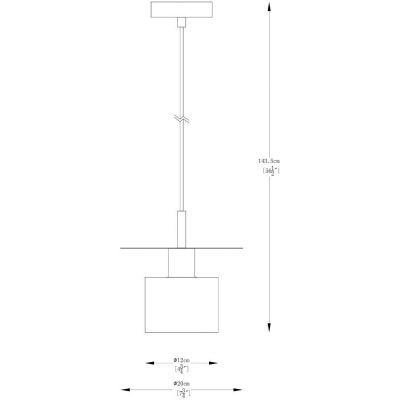 Zuma Line Sarda lampa wisząca 1x40W złoty A8183