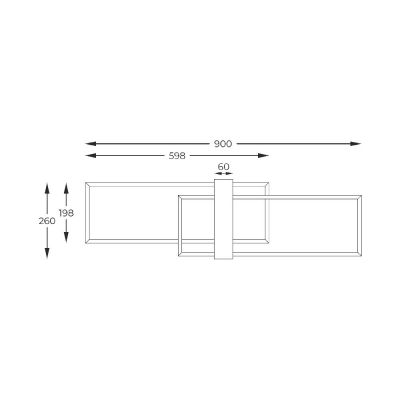 Zuma Line Minar lampa podsufitowa 1x30 W czarna C230624202