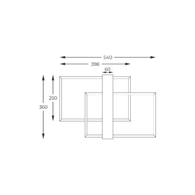 Zuma Line Minar lampa podsufitowa 1x30 W czarna C230624202A