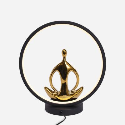 Zuma Line Yoga lampka nocna 1x4 W czarna-złota ED81F134U