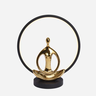 Zuma Line Yoga lampka nocna 1x4 W czarna-złota ED81F134U