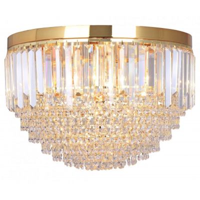 Zuma Line Charlotte lampa podsufitowa 7x40W złoty/przezroczysty FC19003/7