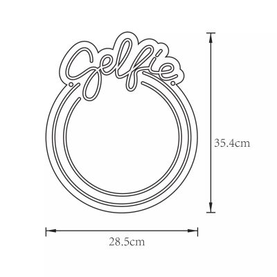 Zuma Line Neon lampa ścienna 1x3,44 W różowy FM-MT07