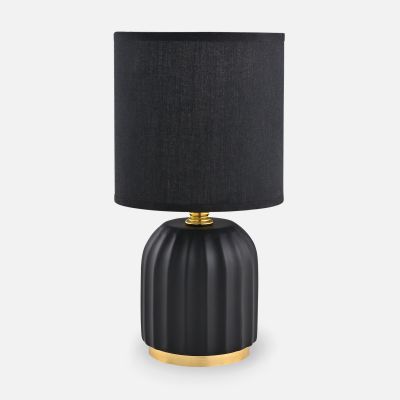 Zuma Line lampa stołowa 1x40 W czarna HS8723-BL