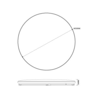 Zuma Line Omar plafon 1x50 W chrom JE-DHR-0530-CH