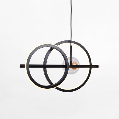 Zuma Line Taremi lampa wisząca 5x15 W 1x3,5 W czarna-złota MD2448-7B-3BGD