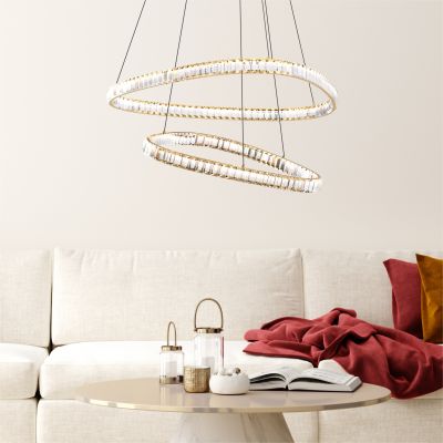 Zuma Line Athesa lampa wisząca 1x36 W przezroczysta MD3169-2-3GT