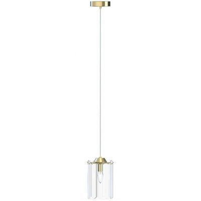 Zuma Line Nira lampa wisząca 1x40 W przezroczysta-złota MD3523-1-EGN