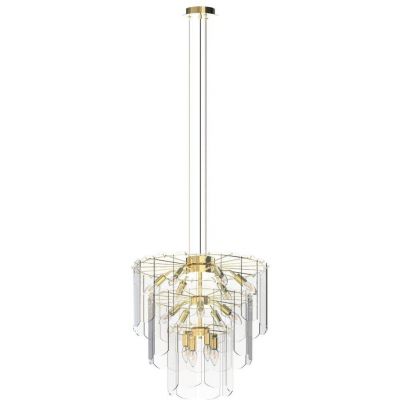 Zuma Line Nira lampa wisząca 14x40 W przezroczysta-złota MD3523-14L-EGN