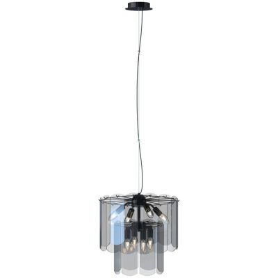 Zuma Line Nira lampa wisząca 8x40 W czarna-przydymiona MD3523-8M-EBCN