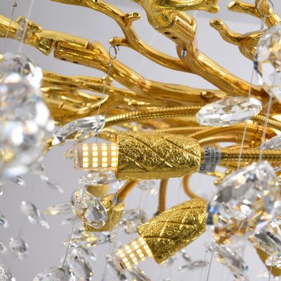 Zuma Line Cindy lampa wisząca 14x3,5 W złota MD4115-13IGN-II