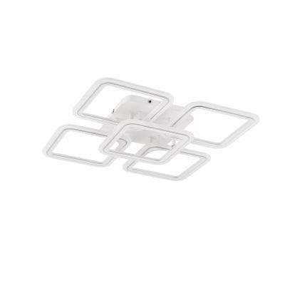 Zuma Line Stellar lampa podsufitowa 1x55 W biała-chrom MS232150R-WH