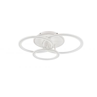 Zuma Line Lunar lampa podsufitowa 1x55 W biała-chrom MS238130-WH