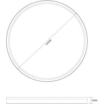Zuma Line Bove plafon 2x50 W biały-czarny MS748500R-3-BK