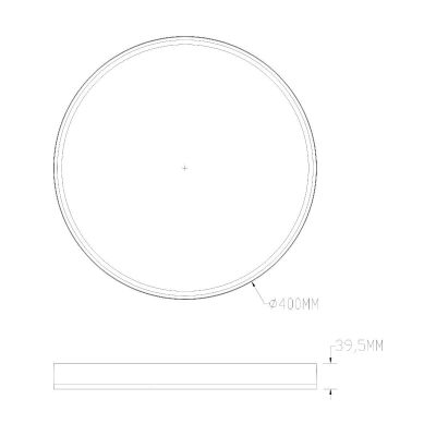 Zuma Line Orbitral plafon 1x32W 1x8W czarny-złoty-biały MS750400R-BK&GD