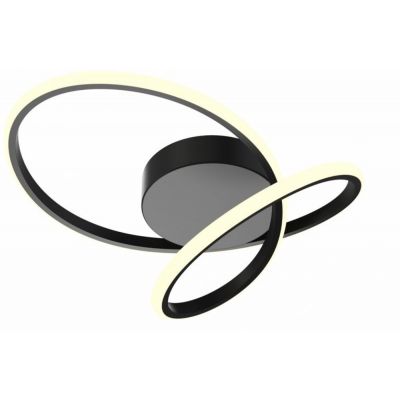 Zuma Line Clint lampa podsufitowa 1x27W czarna MX6354-1-3BT