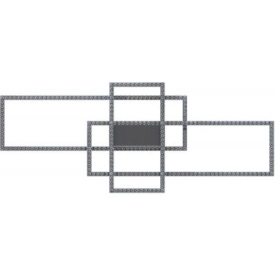 Zuma Line Ervi lampa podsufitowa 1x57 W czarna MX7907-3B-3BT