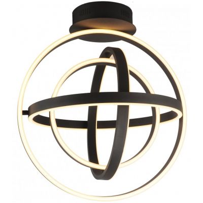 Zuma Line Tess lampa podsufitowa 1x52W czarna MX9203-4-3BD