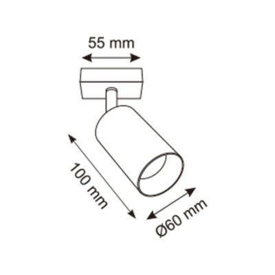 Zuma Line Ren lampa podsufitowa 1x50 W złota OB-2211BD-1-GLD