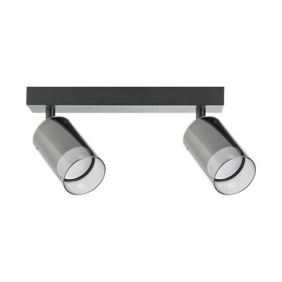 Zuma Line Ren lampa podsufitowa 2x50 W czarna-szara OB-2211BD-2-BK