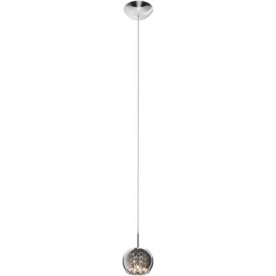 Zuma Line Crystal lampa wisząca 1x42W chrom/szkło dymione/kryształ P0076-01A-F4FZ
