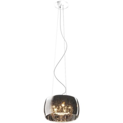 Zuma Line Crystal lampa wisząca 5x42W chrom/szkło dymione/kryształ P0076-05L-F4FZ