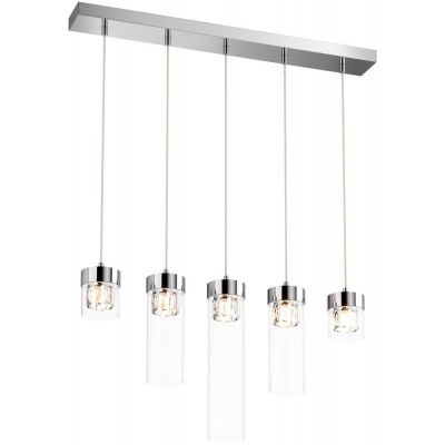 Zuma Line Gatafe lampa wisząca 5x28 W przezroczysta P0389-05E-B5AC