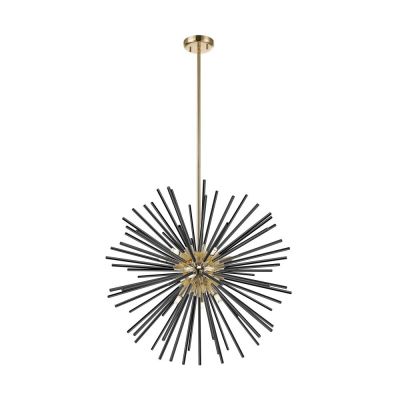 Zuma Line Urchin lampa wisząca 9x42 W czarny/złoty P0491-09C-F7BC