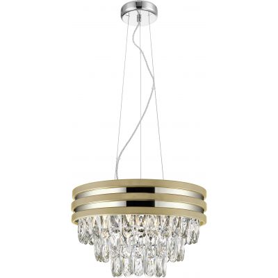 Zuma Line Naica lampa wisząca 4x40W złoty mat/kryształ P0525-04A-F4V6