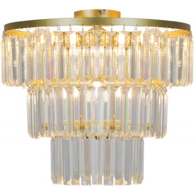 Zuma Line Tifanny lampa podsufitowa 4x40 W przezroczysta P17127-4-GD