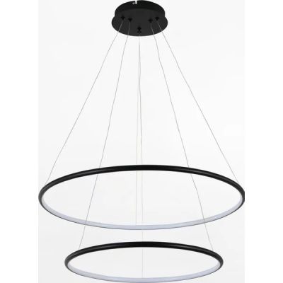 Zuma Line Marseille lampa wisząca 2x40 W czarna PL201004B-2BK