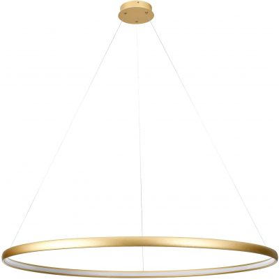 Zuma Line Carlo lampa wisząca 1x38W LED złoty szczotkowany PL210503-1200-GD