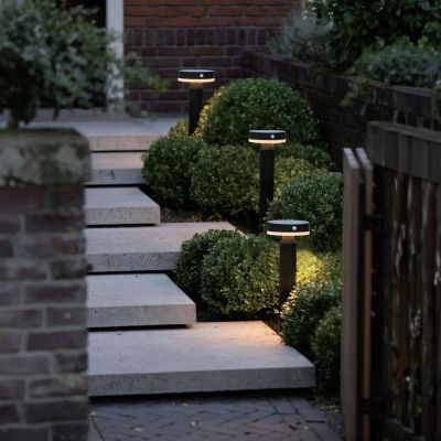 Zuma Line Carli lampa solarna stojąca 1x2 W czarny PT33613