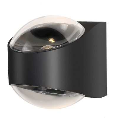 Zuma Line Lucent kinkiet zewnętrzny 1x12 W czarny SJ12431