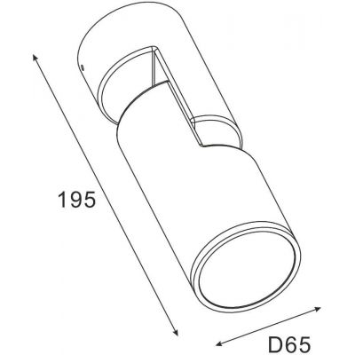 Zuma Line Nocturne kinkiet zewnętrzny 1x35 W czarny SJ14401