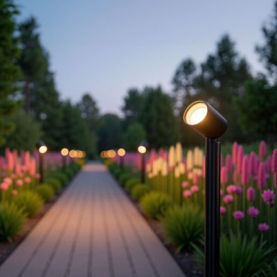 Zuma Line Nocturne lampa stojąca zewnętrzna 1x35 W czarna SJ14402