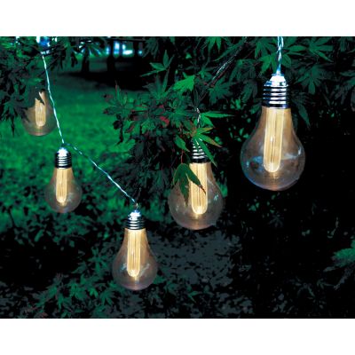 Zuma Line Solarna girlanda zewnętrzna 10x0,06 W czarna-przezroczysta SW-1004C