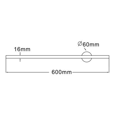 Zuma Line Troy kinkiet 1x8 W złoty W90477-60GD