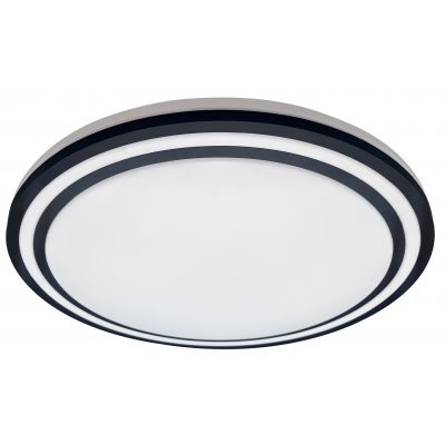 Zuma Line Rati lampa podsufitowa 1x22 W RGB biała-czarna YL-CCTR-01