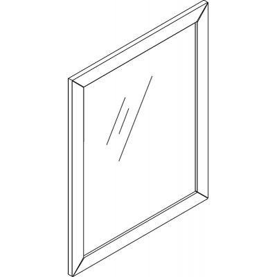 Antado Rustic lustro 60x75 cm biały mat 667631