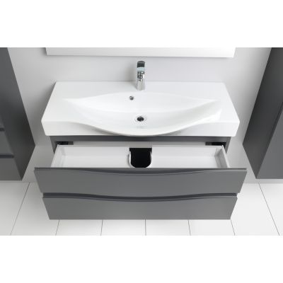 Antado Wave szafka 100 cm podumywalkowa wisząca grafit mat 667891