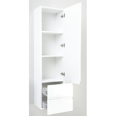 Antado Wave szafka boczna 150 cm wisząca prawa biały połysk  667990