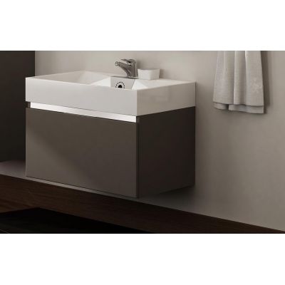 Szafka pod umywalkę 75 cm szara mat Antado Cantare FSM-342/75-51/51